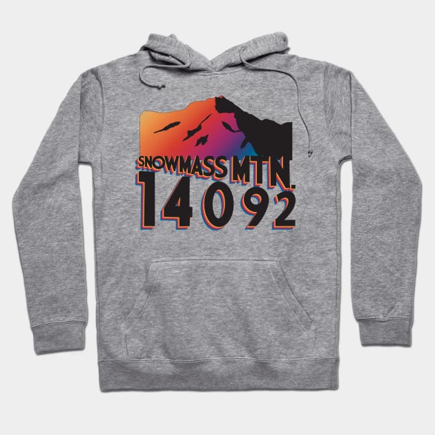 Snowmass Mountain Hoodie by Eloquent Moxie